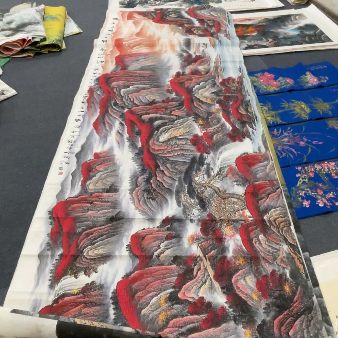 国画处理作品看好再拍哦