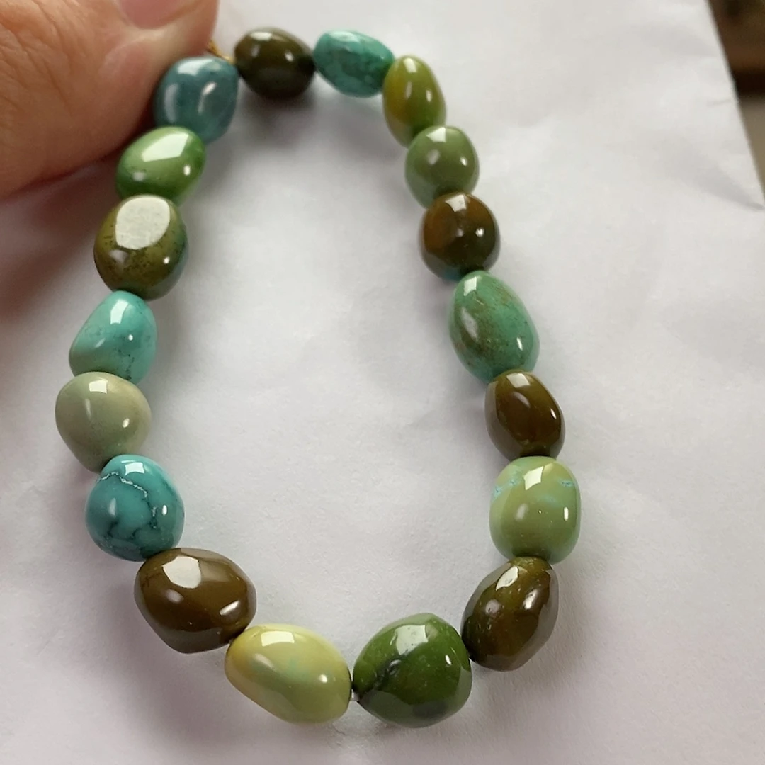 未镶嵌绿松石珠宝奇石
