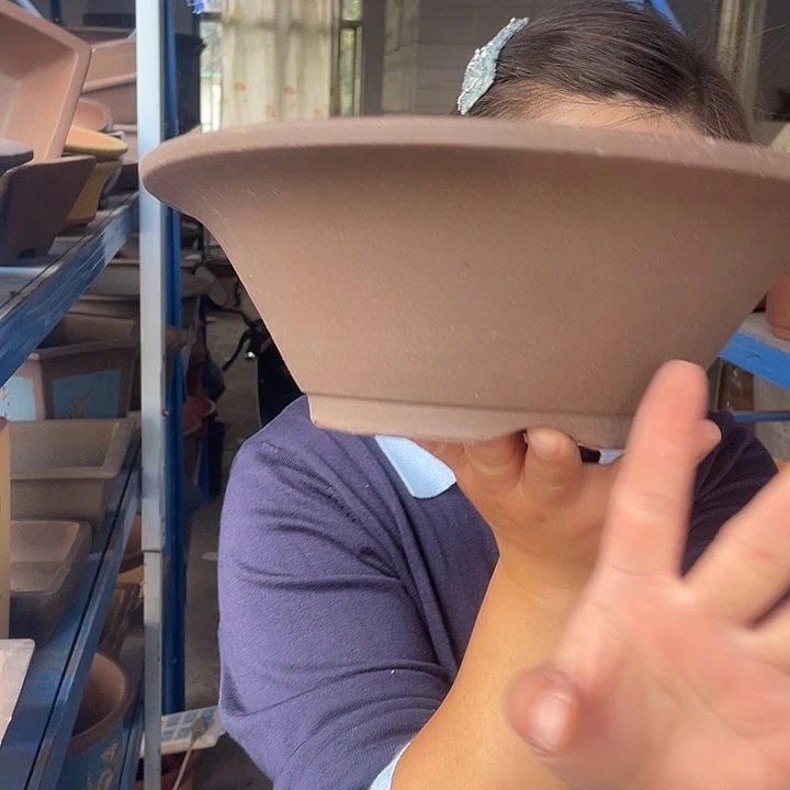 30紫泥斗盆花盆紫砂花盆紫砂