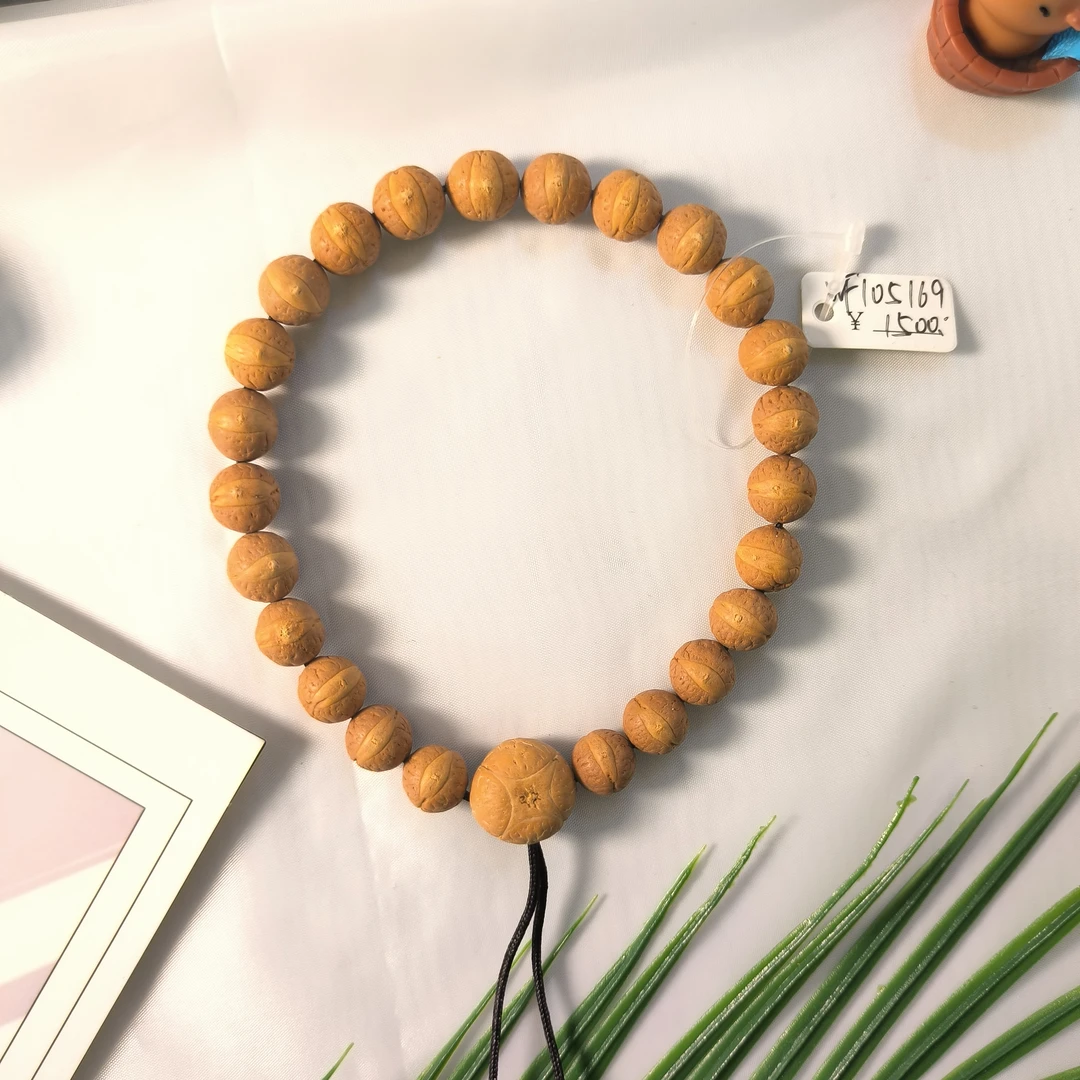 【WF105169】10.5mm凤眼高品质尼泊尔菩提文玩手串念珠单圈