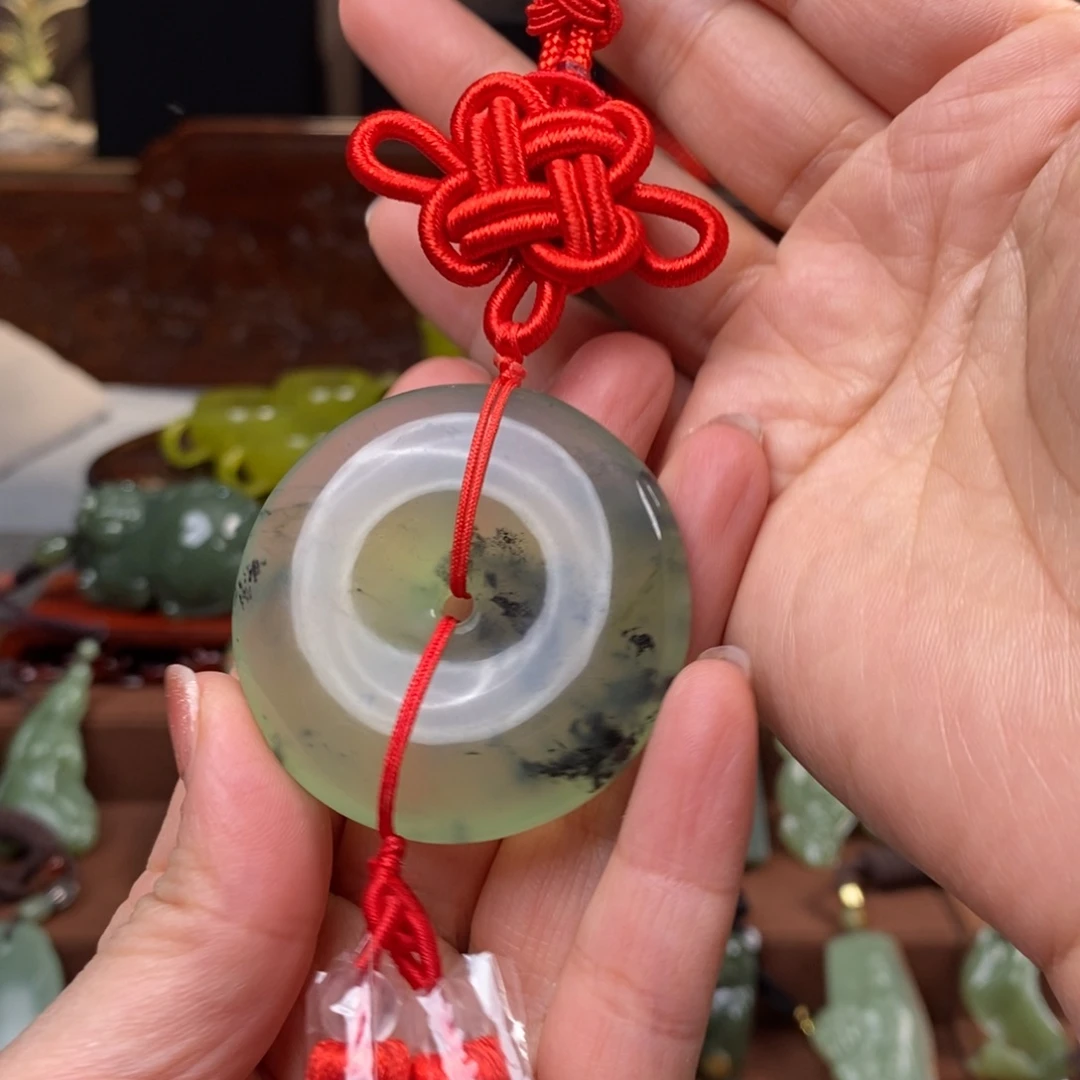 阿***9蛇纹石玉未镶嵌挂件
