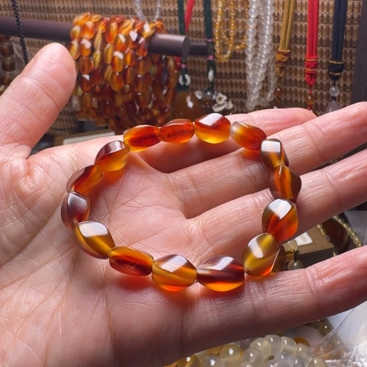 资***鉴玛瑙/玉髓合金颈饰002