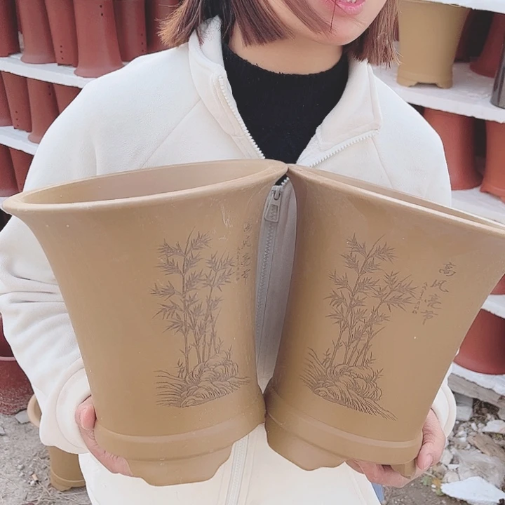 紫砂花盆宜兴紫砂精品花盆