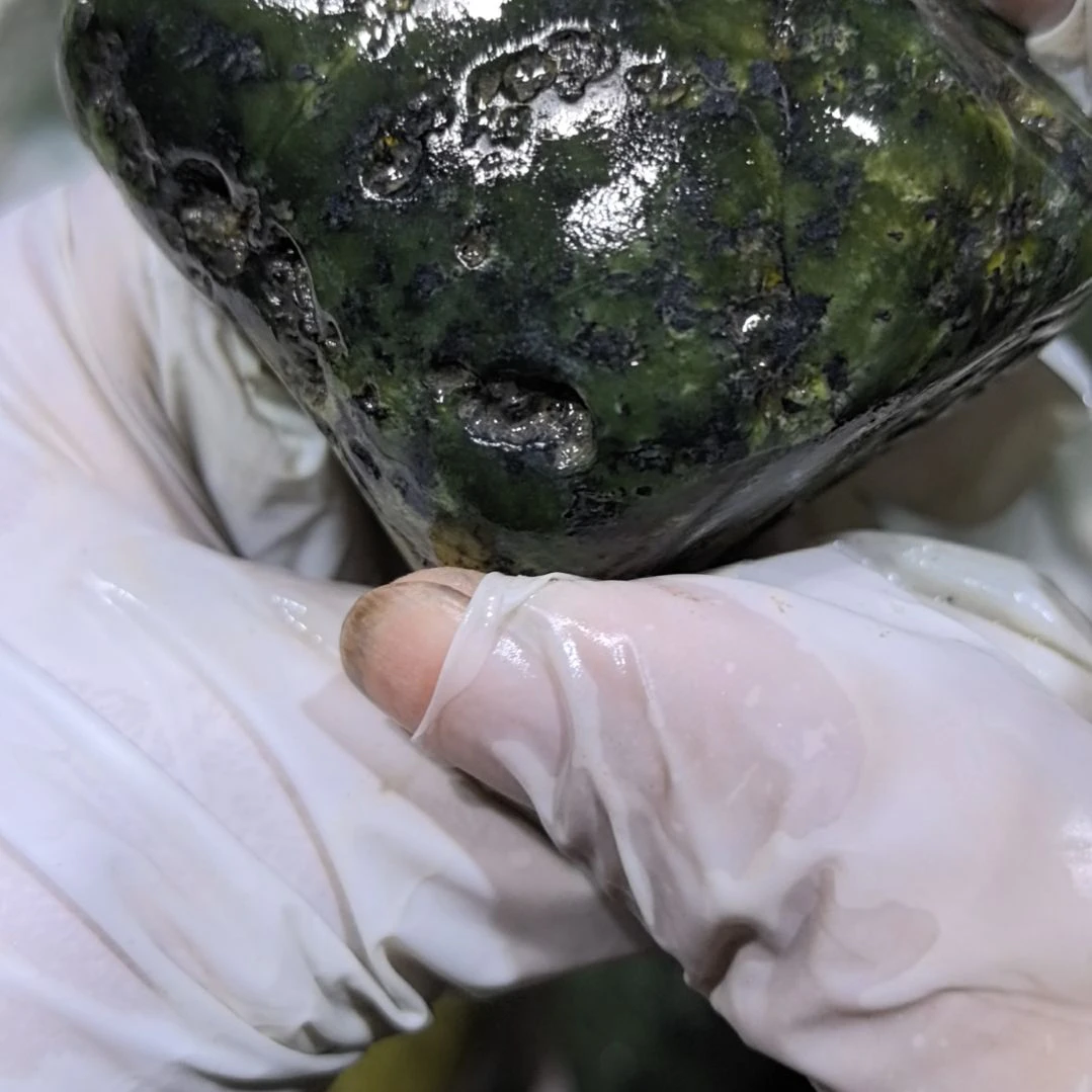 彩***桥有机玻璃藏玉药王石