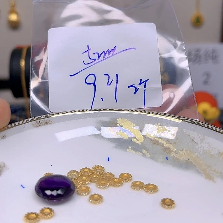 紫晶颈饰银S925镶嵌紫晶925镶嵌62