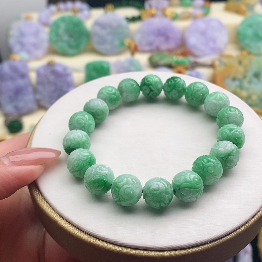 翡翠未镶嵌手串手串