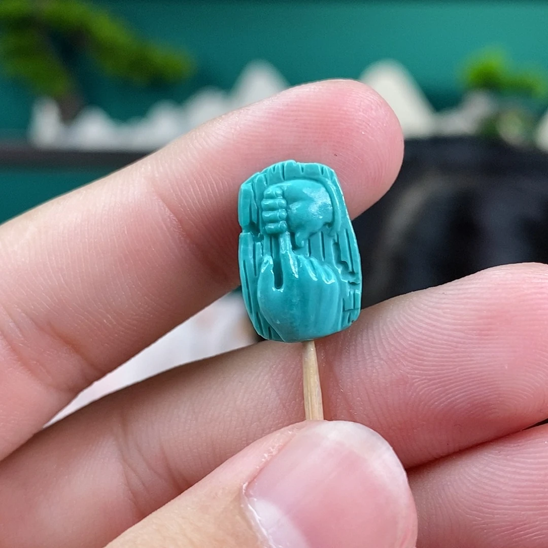 绿松石珠宝奇石未镶嵌