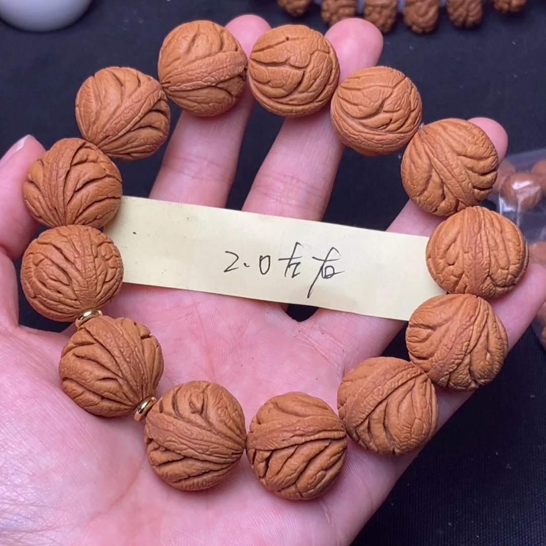 桃核手串秦岭龙纹桃核3