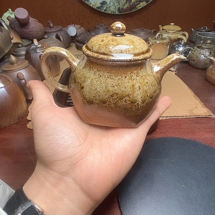 紫砂茶壶柴烧紫砂