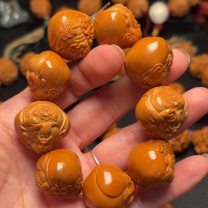 红***暖手串/手链橄榄核手串