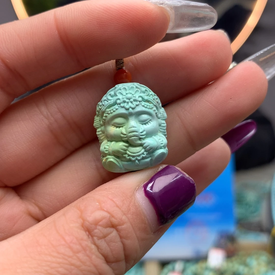 绿松石挂件未镶嵌