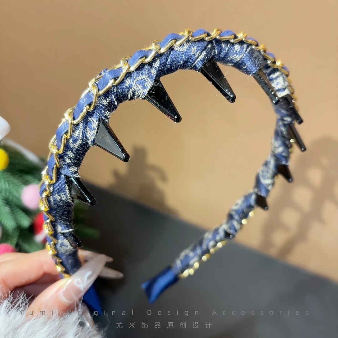 【设计师手作】尤米原创高端女款通勤百搭diy礼品发箍A634