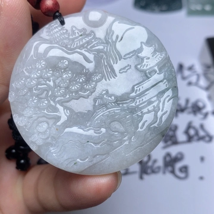 颈饰未镶嵌翡翠翡翠