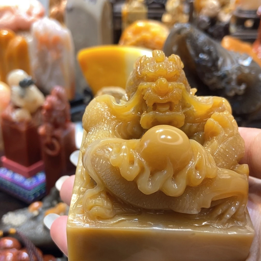 寿山石印石北部黄