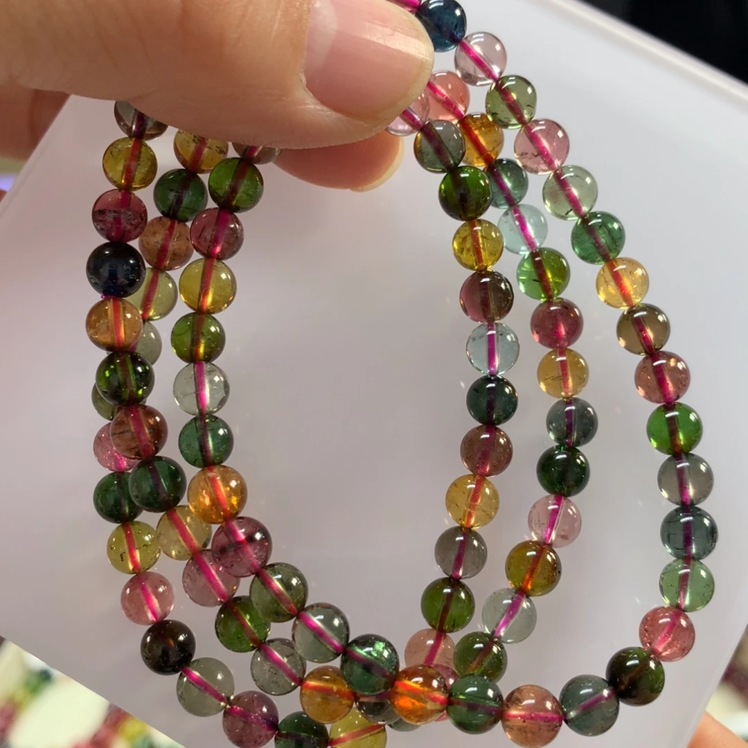 未镶嵌碧玺手链6左右