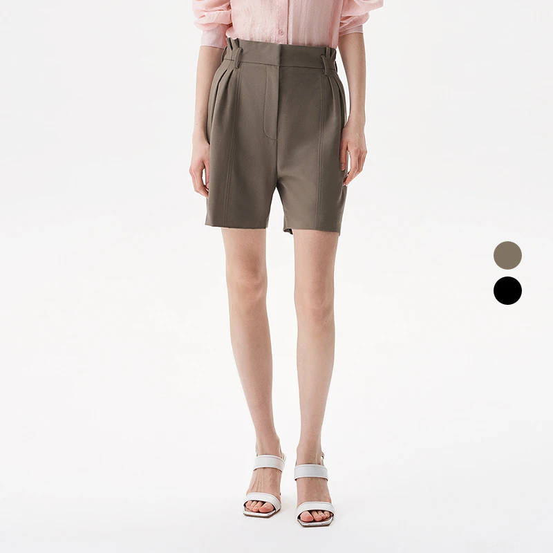 【流光风】IRO Night 西装短裤高腰休闲裤通勤老钱风法式轻奢25新款