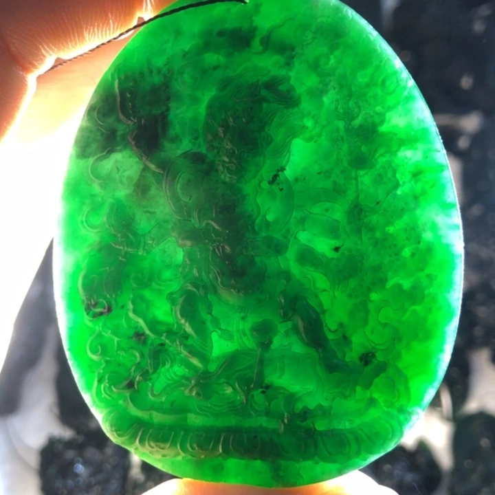 定制翡翠未镶嵌大黑天