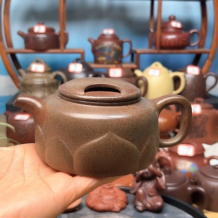 茶壶紫砂微瑕不带证书礼盒220cc