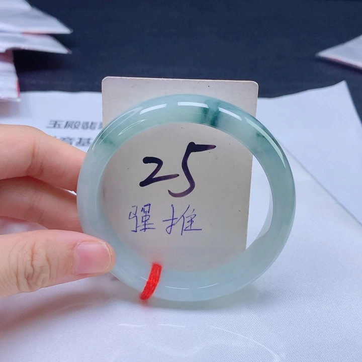 翡翠未镶嵌手镯圈口5556555
