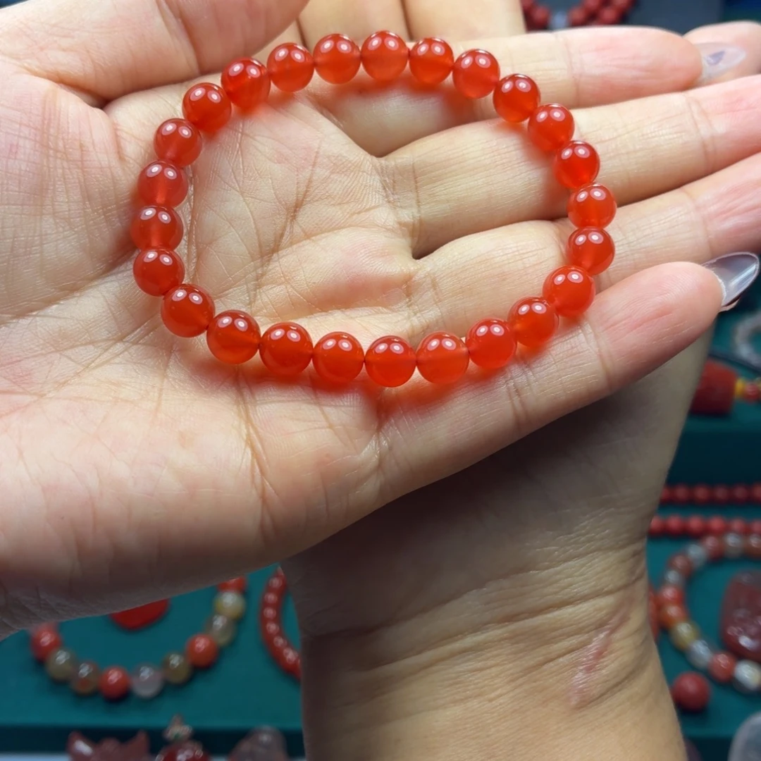 南红玛瑙未镶嵌颈饰