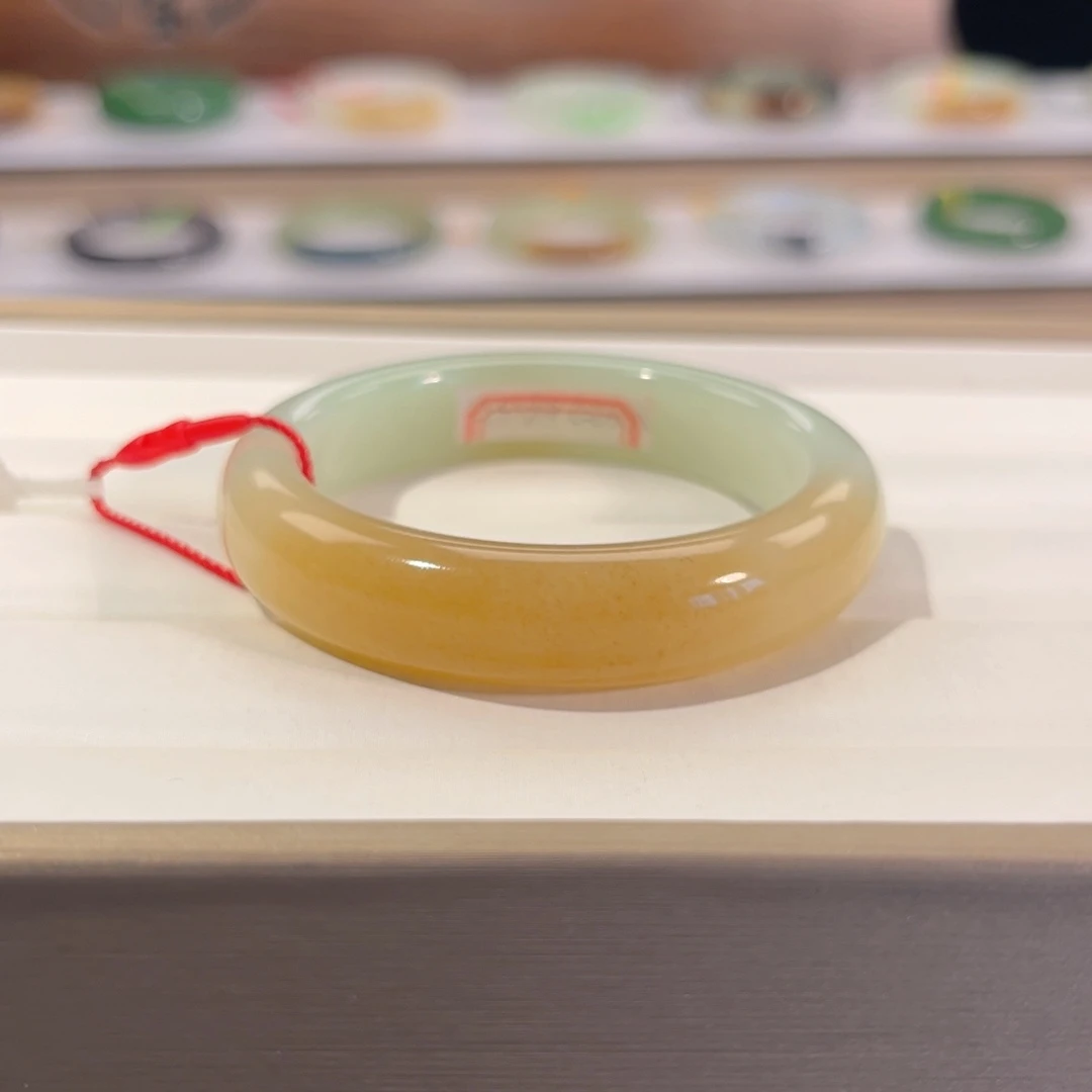 和田玉未镶嵌手镯特色新疆糖翠