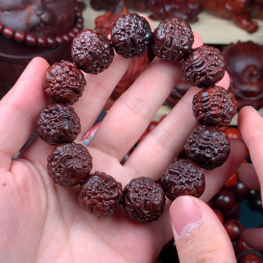 木2.0招财貔貅雕刻珠