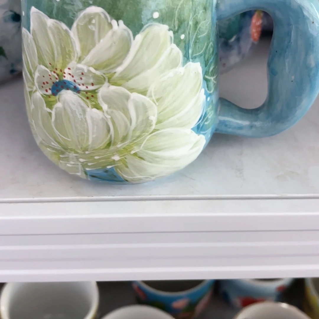 景德镇手绘高温釉下彩陶瓷茶具