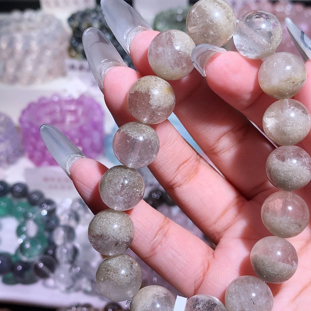 未镶嵌手链水晶浅色半盆幽灵13
