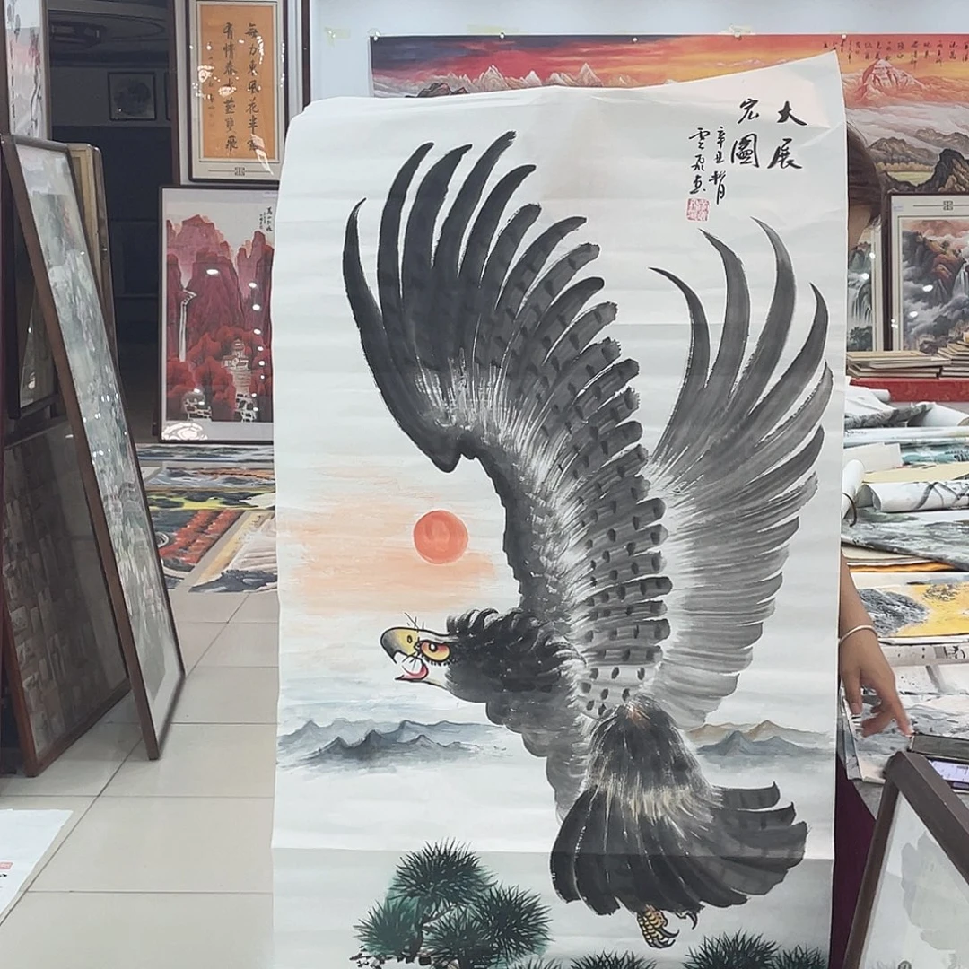 国画纯手绘国画山水