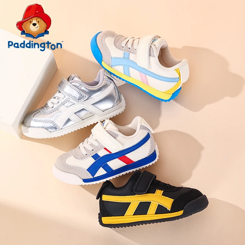 帕丁顿熊儿童运动鞋春秋男童板鞋女童徳训鞋宝宝鞋子幼儿园休闲鞋