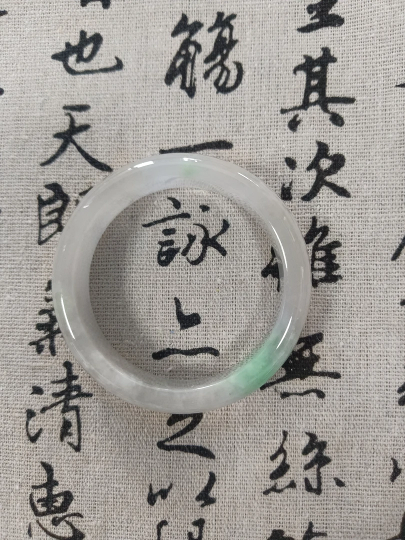 H1216-五五➕缅甸翡翠手镯时尚冰女百搭女款