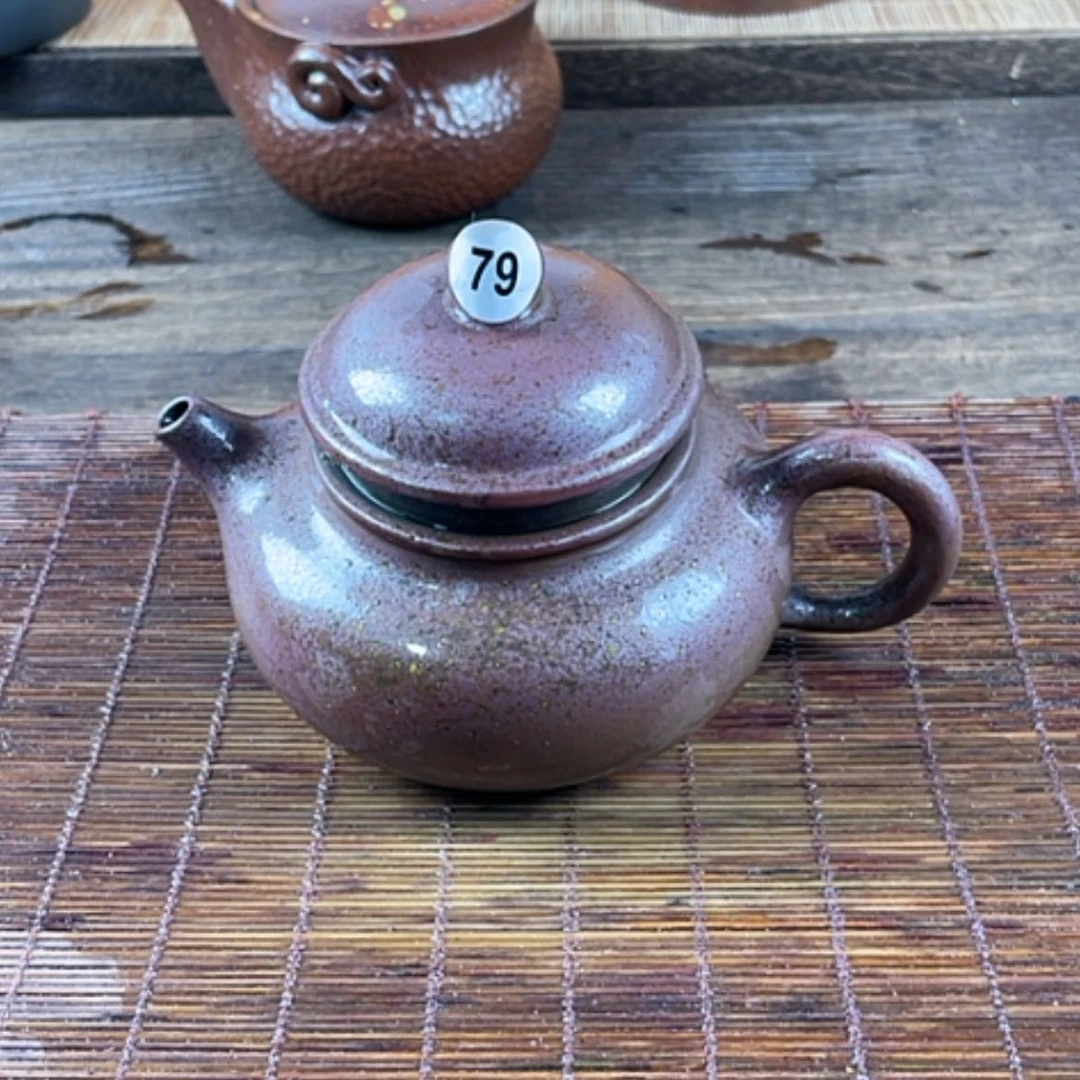 【闪购商品】柴烧茶壶180毫升左右微瑕