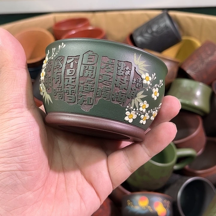 茶杯紫砂全手工紫砂主人杯