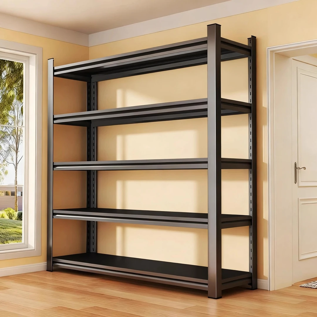 【易安装】货架多层置物架阳台客厅储物架超市仓储一体靠墙加厚货架