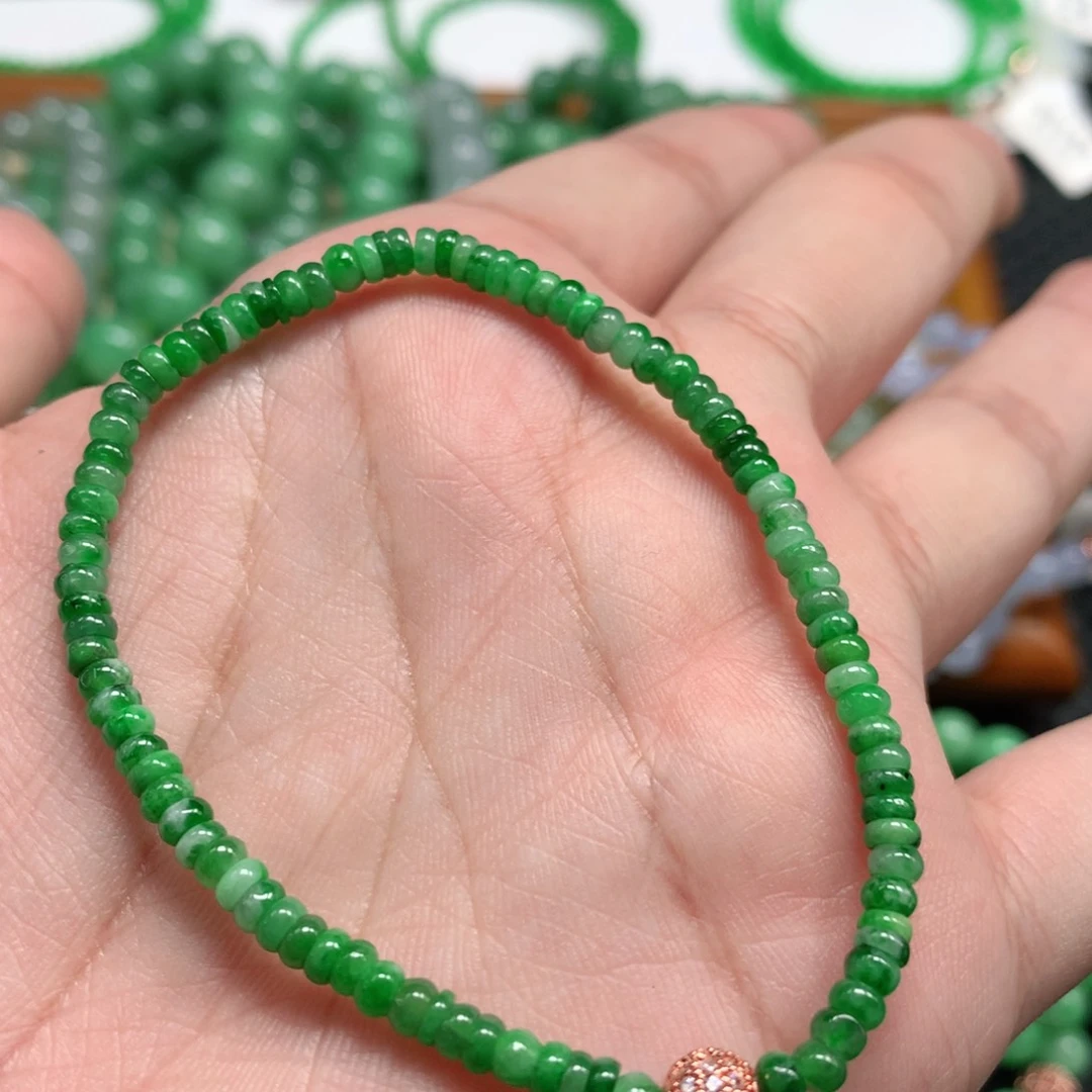 未镶嵌手链翡翠翡翠