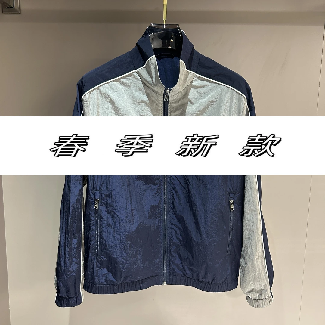 【敏】2025春夏新款拼接立领爆款夹克SD-1102