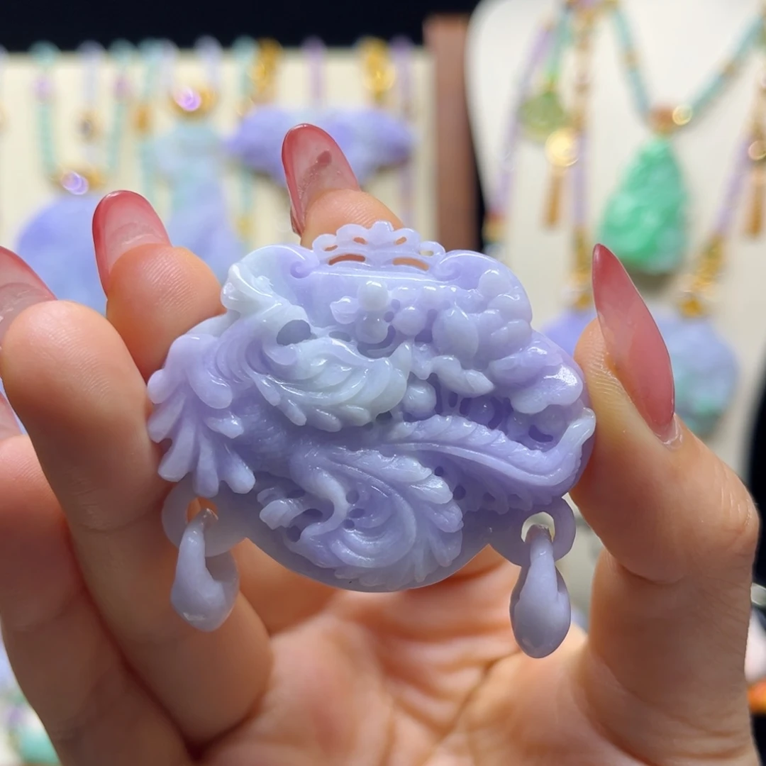 翡翠未镶嵌颈饰天然翡翠