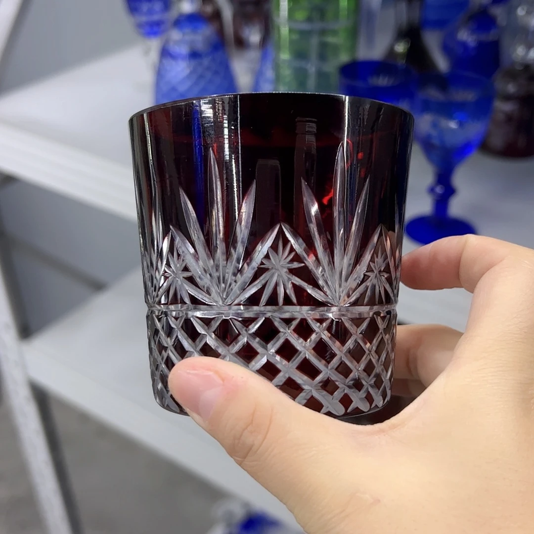 平底款水晶玻璃微瑕一个