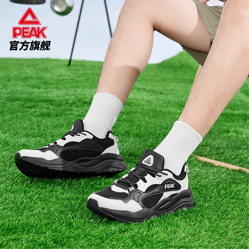 匹克新款百搭情侣厚底增高透气老爹鞋-DE420257/8-X