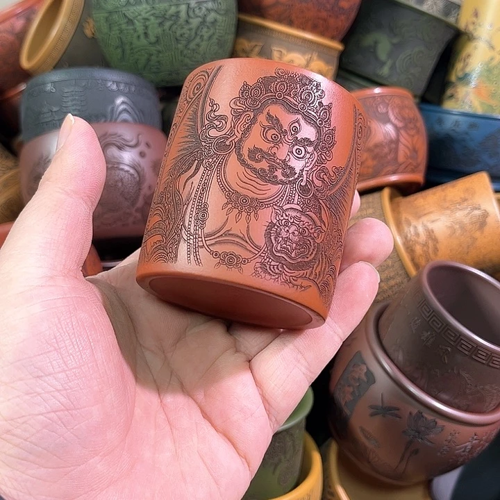 茶杯紫砂全手工紫砂主人杯