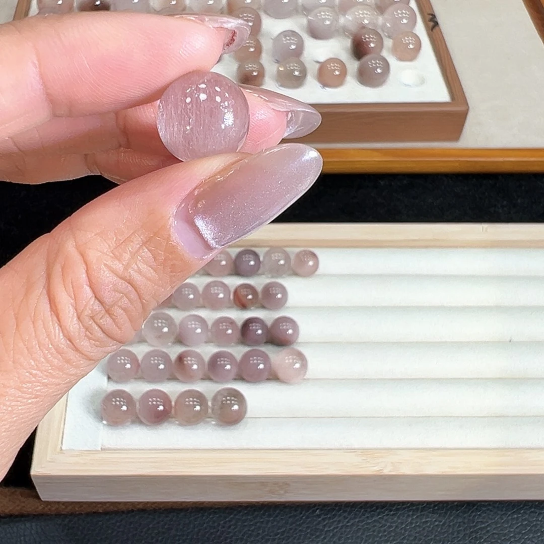 水晶手链未镶嵌真****12.9紫粉拉丝