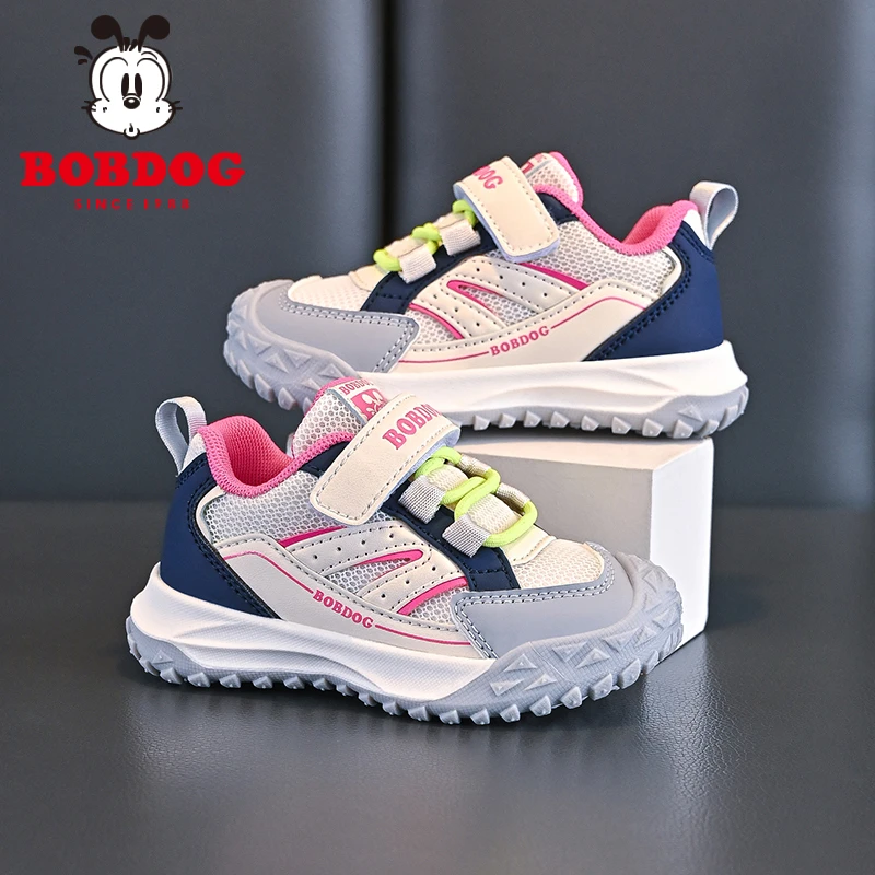 巴布豆童鞋宝宝学步鞋女童软底鞋2025春季新款男童机能防滑运动鞋