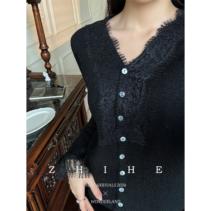 无艳一禾 秋冬百搭显瘦针织衫YHSC024187