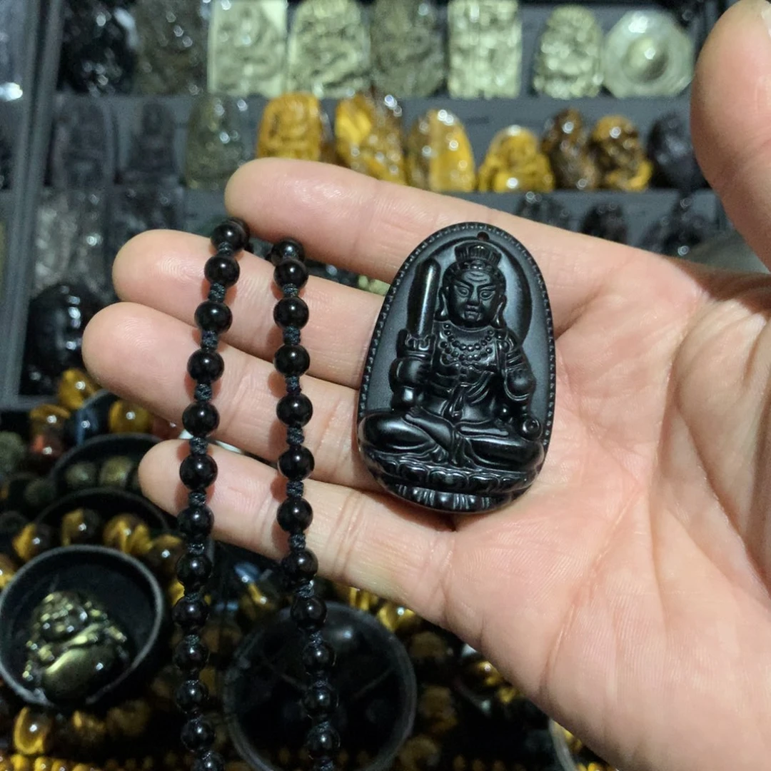 未镶嵌黑曜岩吊坠(赠链)马**.