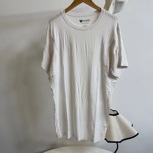 A81142柔软舒服白色休闲T恤