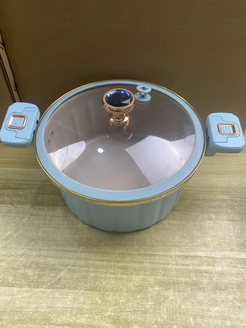 不粘汤锅罗马珐琅微压锅电磁炉通用新款家用大容量双耳煲汤锅陶晶