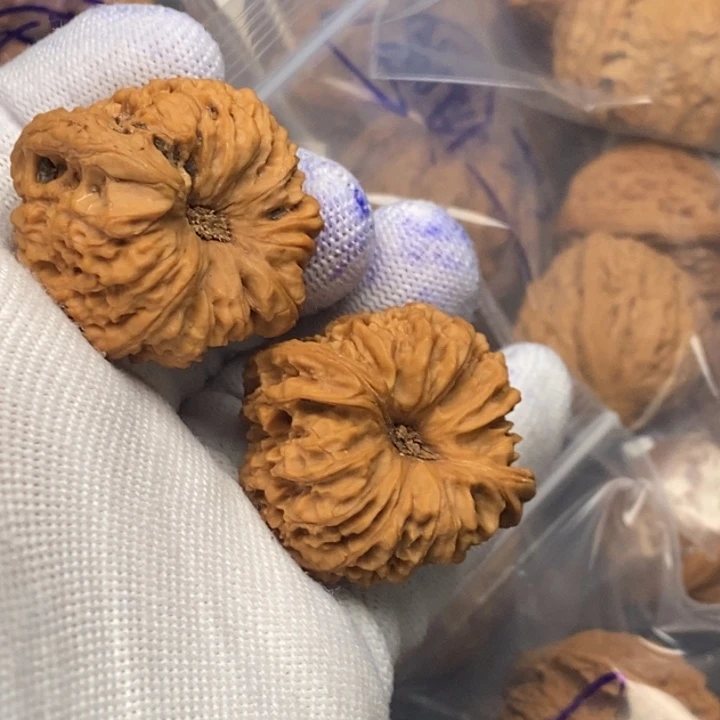 文玩核桃把件金***温南疆