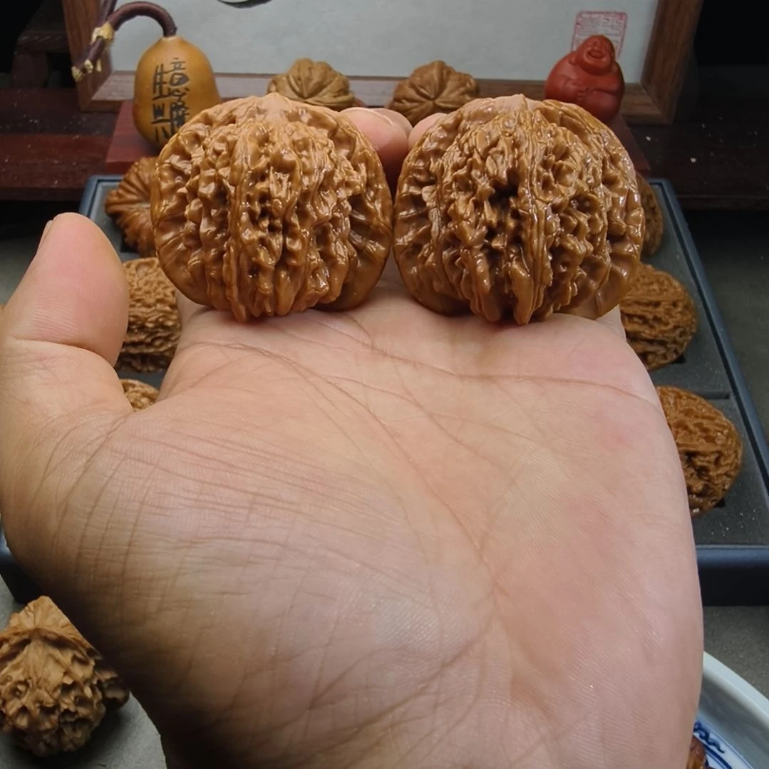 吊坠文玩核桃47.3四座楼