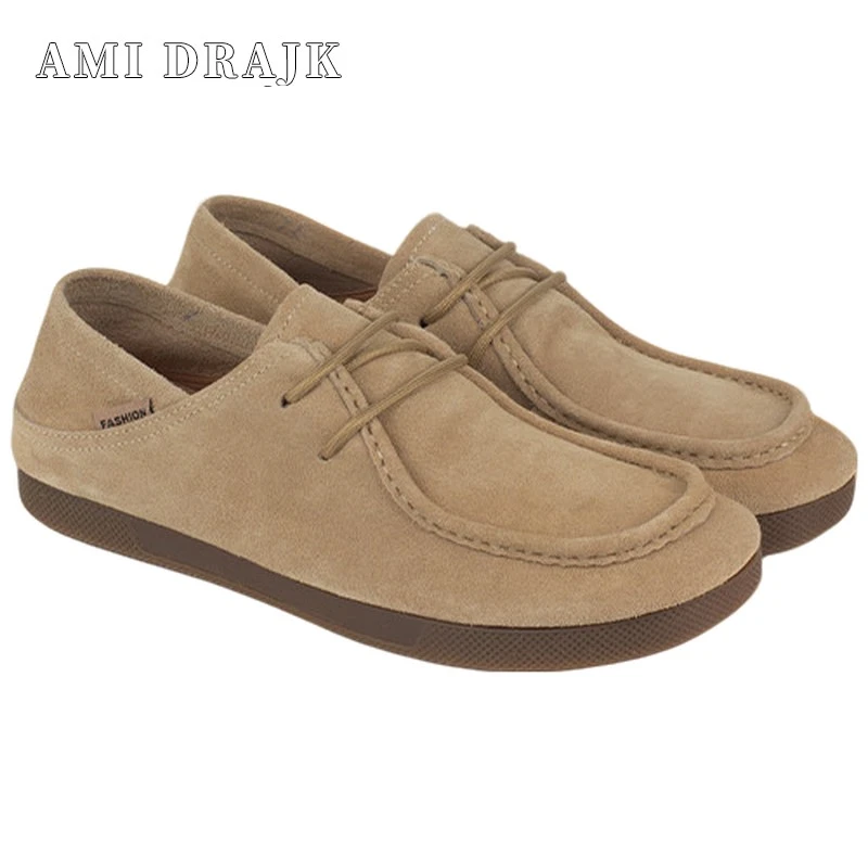 AMI DRAJK2024春季新款低帮软底百搭平底鞋男可踩两穿休闲鞋05511