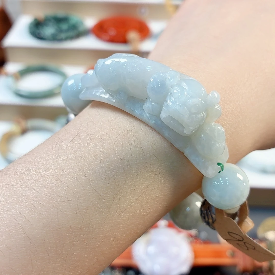 翡翠未镶嵌手链手串